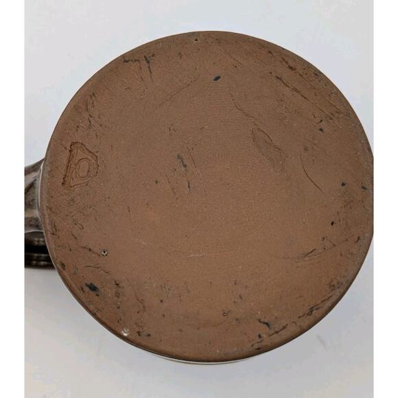 Deneen Pottery Mug Basset Hound Dog Brown Glaze Stoneware Coffee Cup 12oz - Picture 6 of 7